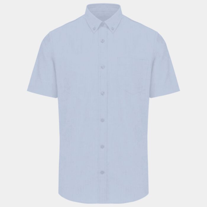 Henbury Short Sleeved Cotton Feel Coolplus® Shirt Thumbnail