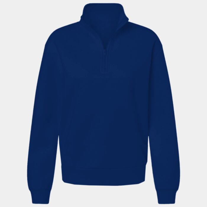 Kustom Kit Regular Fit 1/4 Zip Piqué Sweatshirt Thumbnail