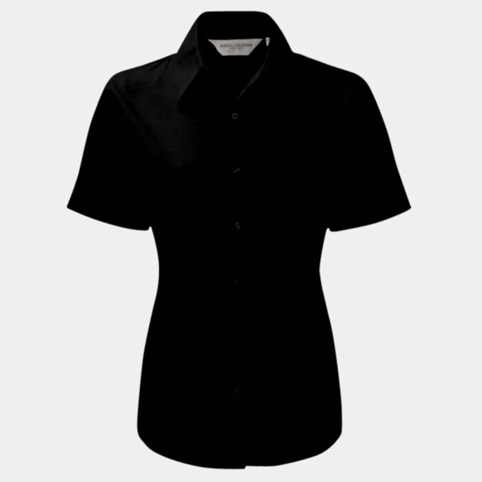 Ladies' Short Sleeve Tailored Oxford Shirt Thumbnail