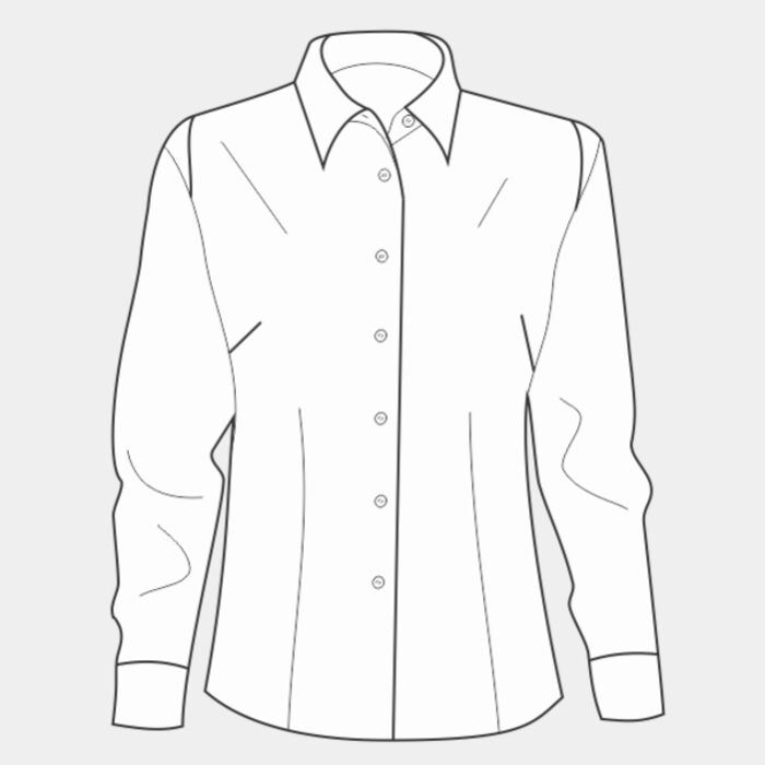 Tailored Fit Long Sleeve Premium Oxford Shirt Thumbnail