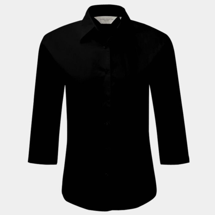 Ladies' 3/4 Sleeve Fitted Stretch Shirt Thumbnail