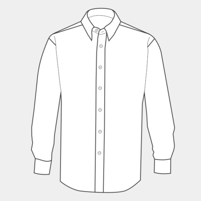 Men's Long Sleeve Fitted Stretch Shirt Thumbnail