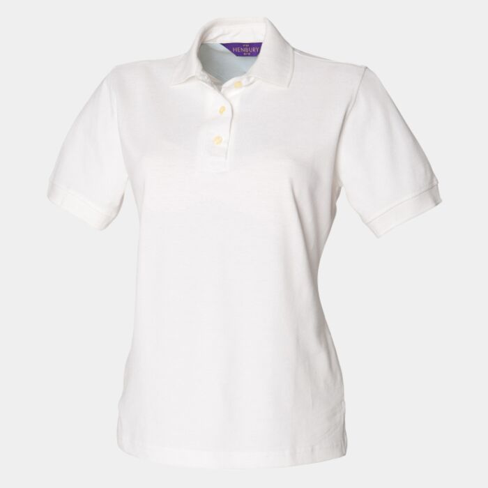Women's classic cotton piqué polo shirt Thumbnail