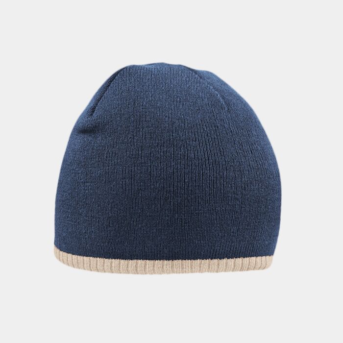Two-tone pull-on beanie Thumbnail