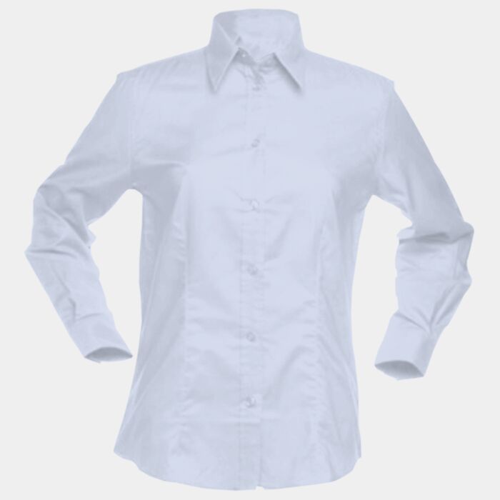 Tailored Fit Long Sleeve Workwear Oxford Shirt Thumbnail