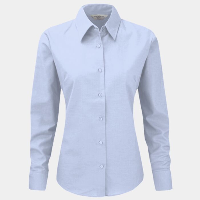 Ladies' Long Sleeve Tailored Oxford Shirt Thumbnail