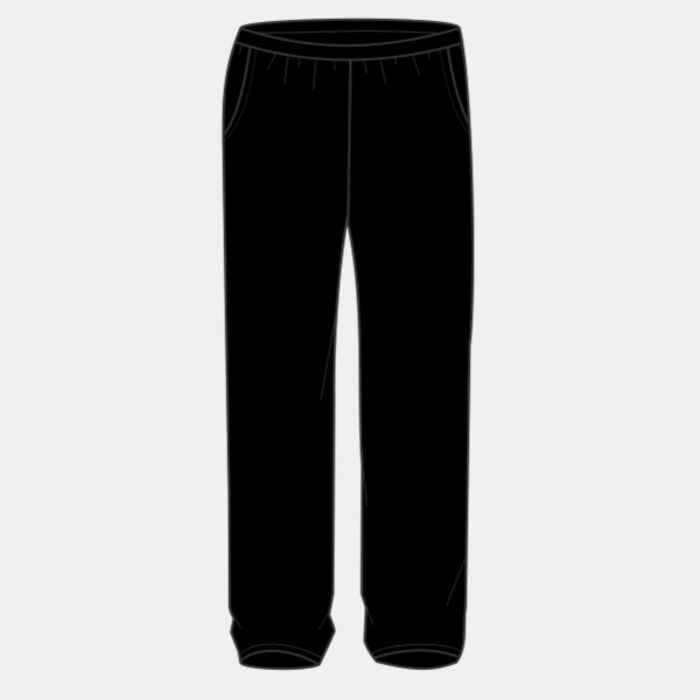 Unisex Elasticated Black Trouser Thumbnail
