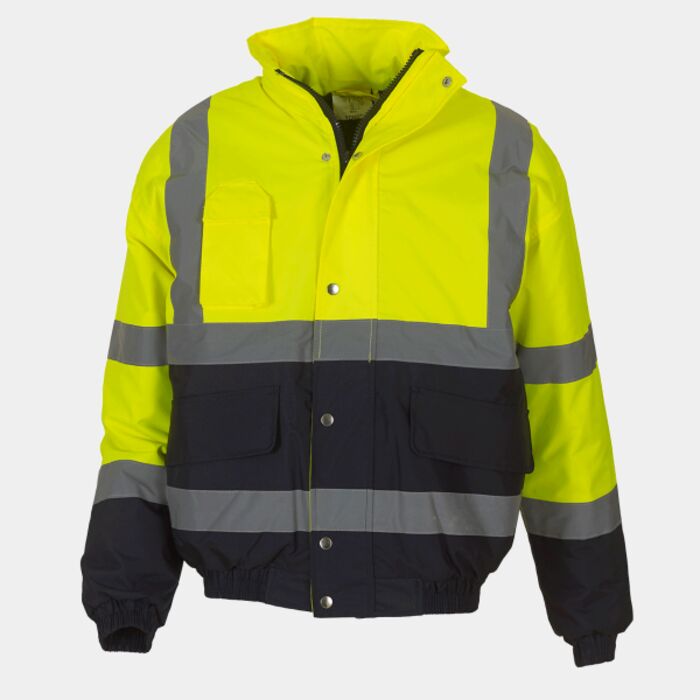 Hi-Vis 2 Tone Bomber Jacket Thumbnail