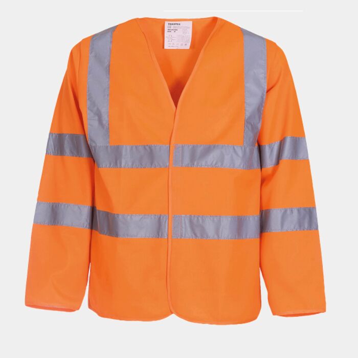 Hi-Vis Long Sleeve Waistcoat Thumbnail