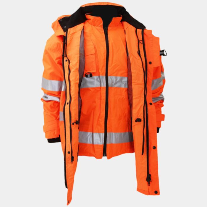 Hi-Vis Multi-Function 7-in-1 Jacket Thumbnail