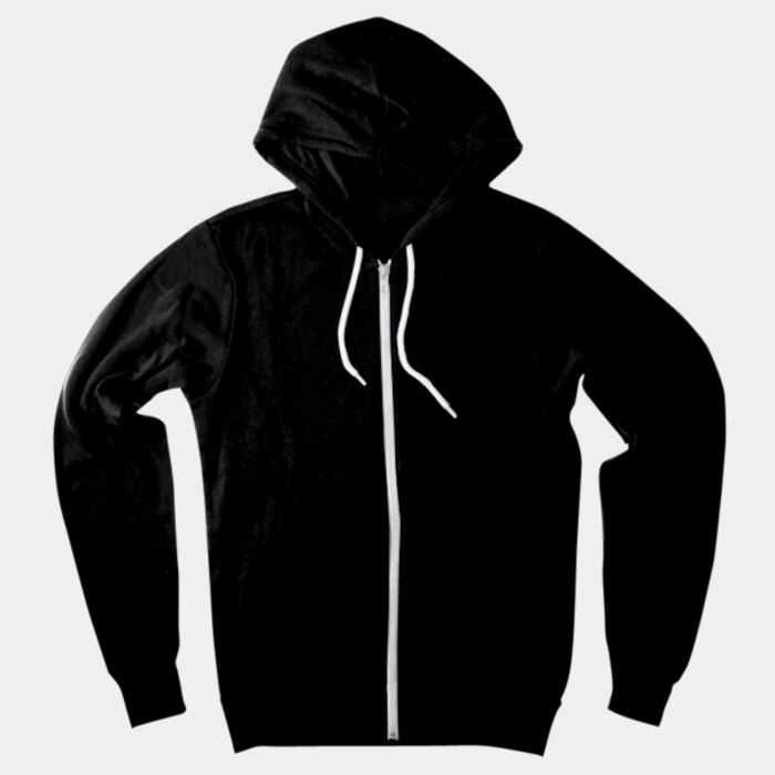 Canvas Unisex Poly-Cotton Fleece Full-Zip Hoodie Thumbnail