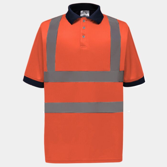 Hi-vis short sleeve polo (HVJ210) Thumbnail