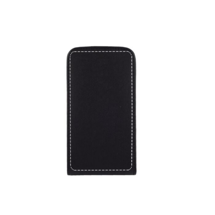 Samsung Galaxy S3 Flip Case - Black (PU Leather) Thumbnail