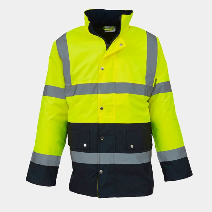 Hi-Vis Two Tone Motorway Jacket Thumbnail