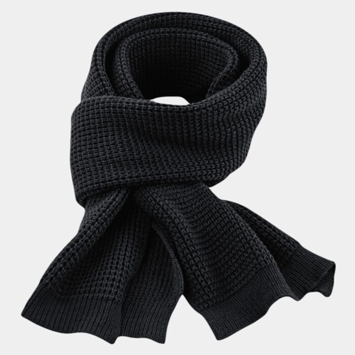 Classic Waffle Knit Scarf Thumbnail