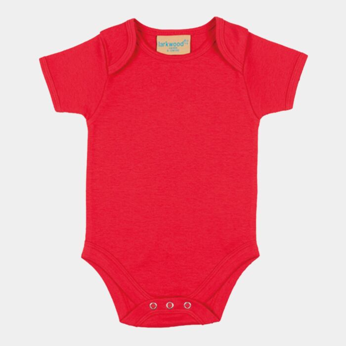 Short-sleeved bodysuit with envelope neck opening Thumbnail