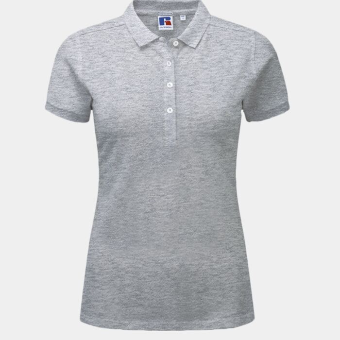 Russell Ladies Stretch Piqué Polo Shirt Thumbnail