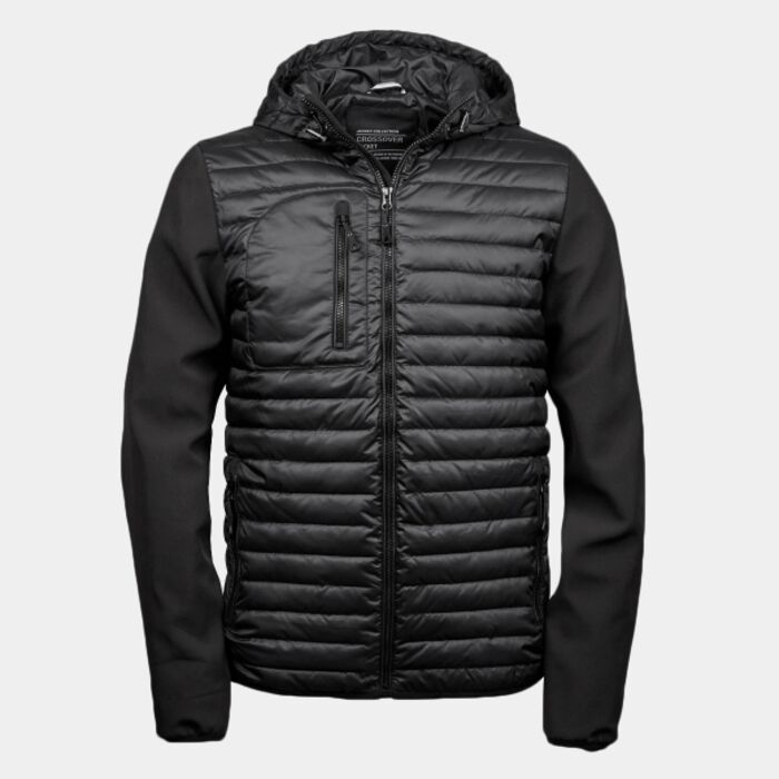 Men's Hooded Crossover Jacket Thumbnail