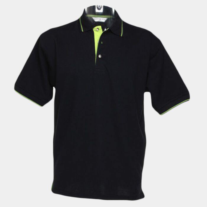 Kustom Kit St Mellion Tipped Cotton Piqué Polo Shirt Thumbnail