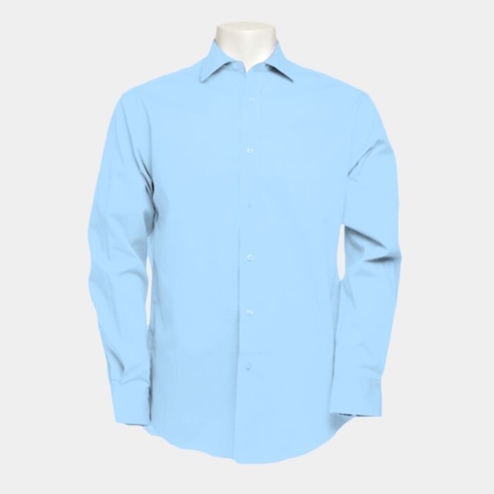 Kustom Kit Premium Long Sleeve Classic Fit Oxford Shirt Thumbnail