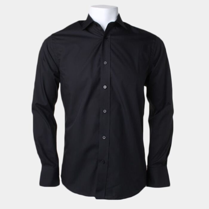 Kustom Kit Long Sleeve Tailored Business Shirt Thumbnail