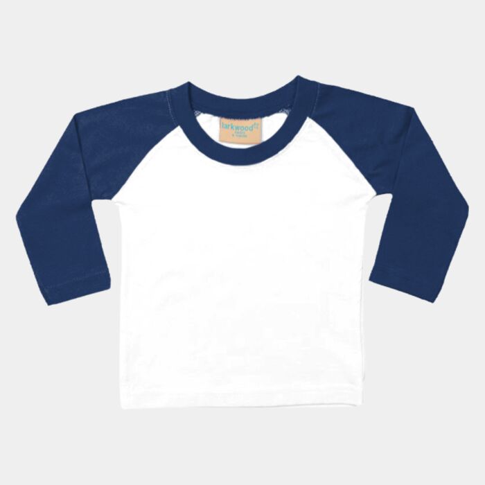 Larkwood Baby/Toddler Long Sleeve Baseball T-Shirt Thumbnail