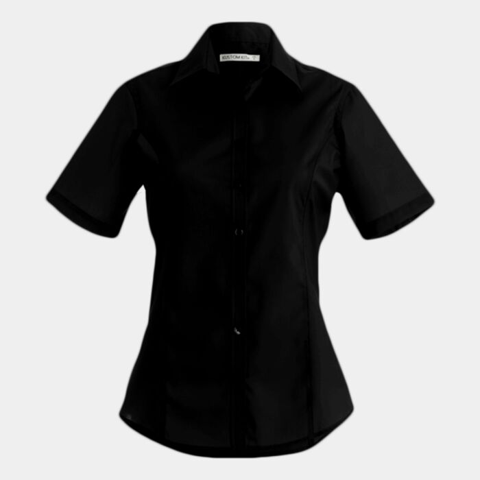 Kustom Kit Ladies Short Sleeve Tailored Business Shirt Thumbnail