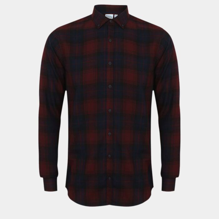 SF Clothing Brushed Check Casual Shirt Thumbnail