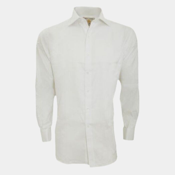 Brook Taverner Andora Long Sleeve Herringbone Shirt Thumbnail