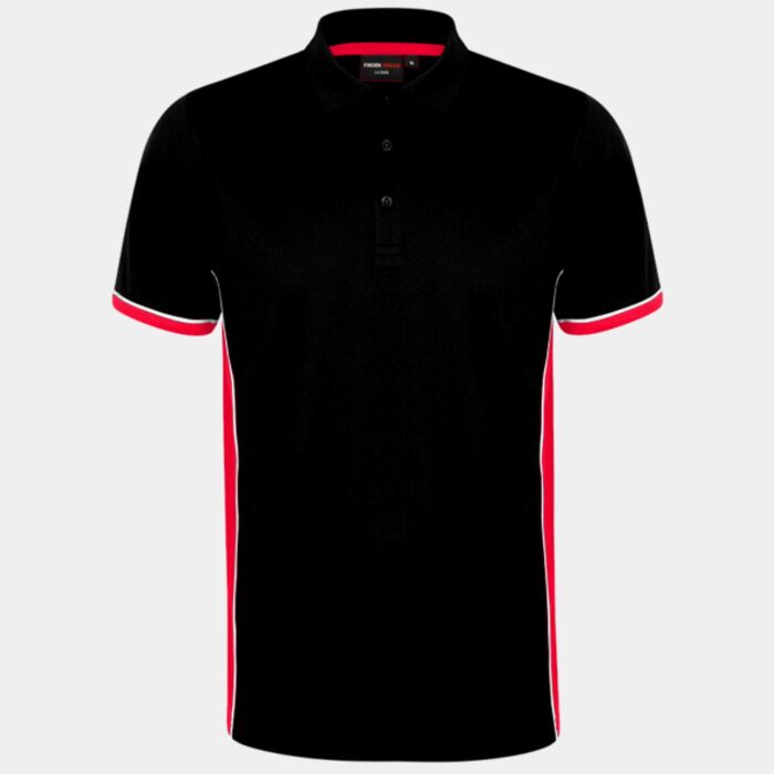 Finden + Hales Contrast Panel Polo Shirt Thumbnail
