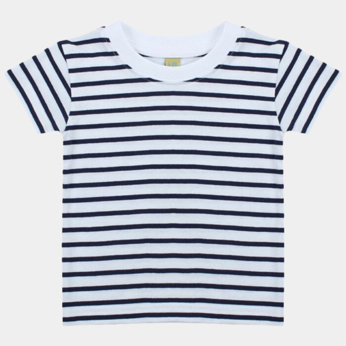 Larkwood Baby/Toddler Striped Crew Neck T-Shirt Thumbnail