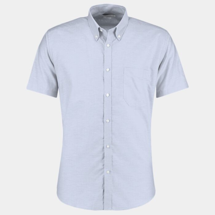 Slim Fit Short Sleeve Workwear Oxford Shirt Thumbnail