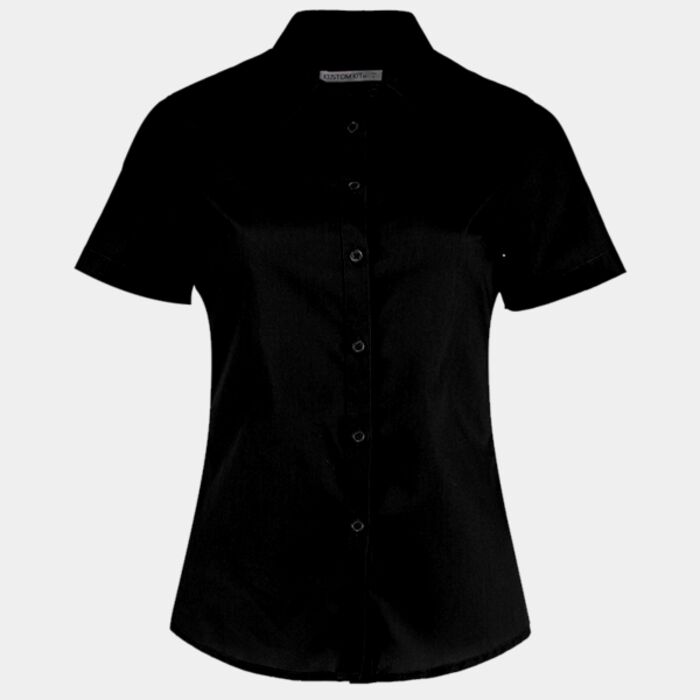 Tailored Fit Short Sleeve Poplin Shirt Thumbnail