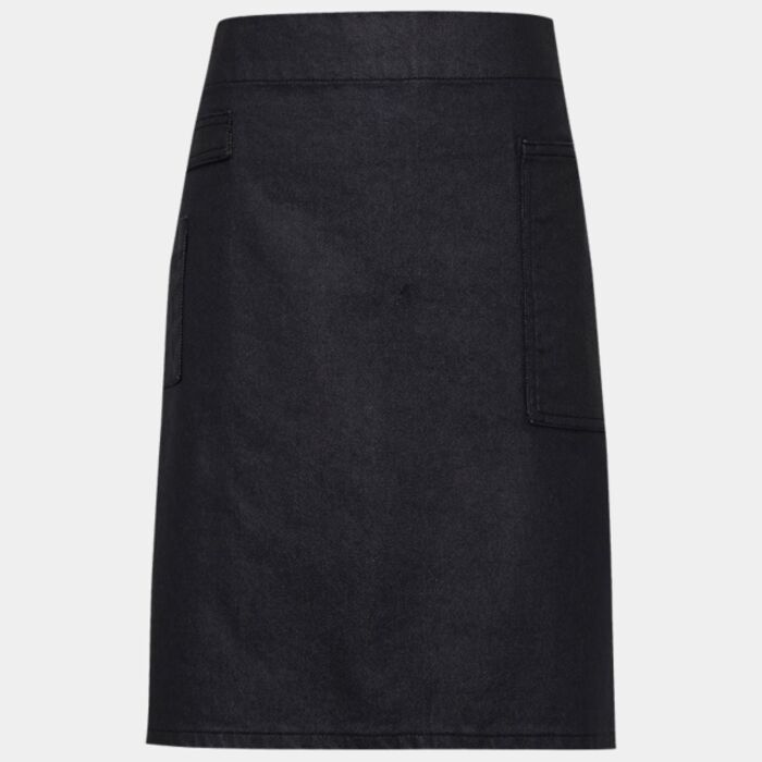 Division waxed-look denim waist apron Thumbnail