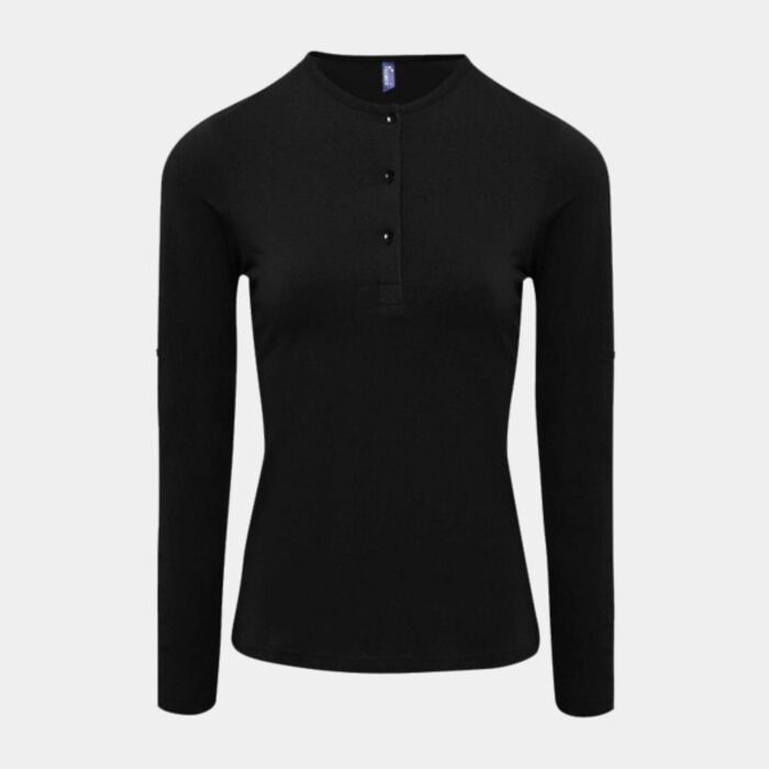 Women's Long John roll-sleeve tee Thumbnail