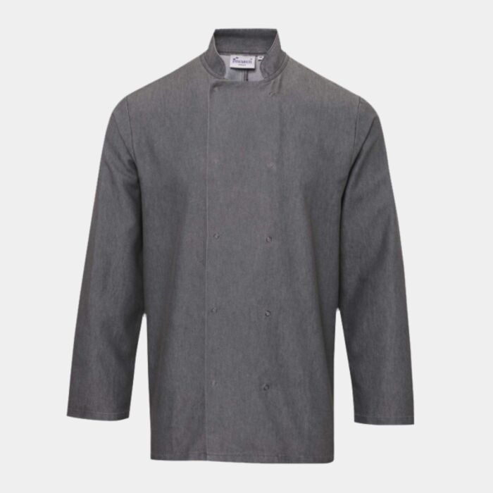 Denim chef's jacket Thumbnail