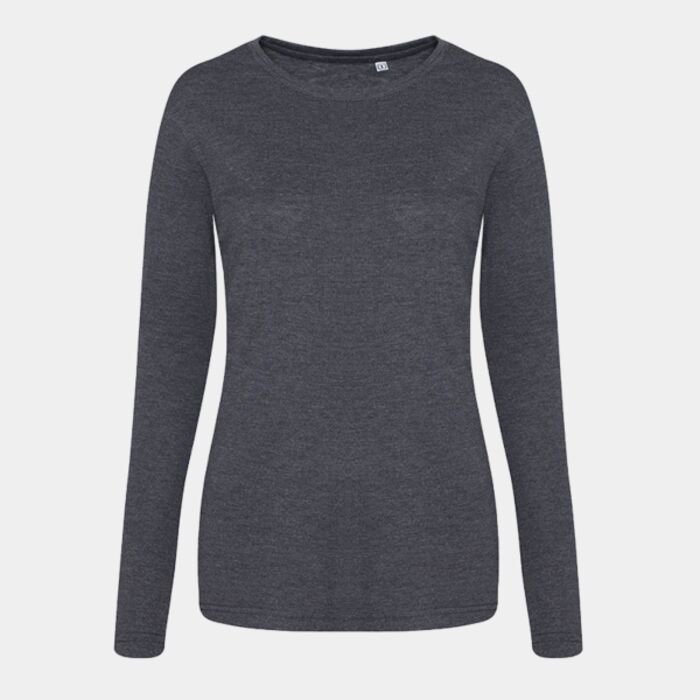 AWDis Ladies Long Sleeve Tri-Blend T-Shirt Thumbnail