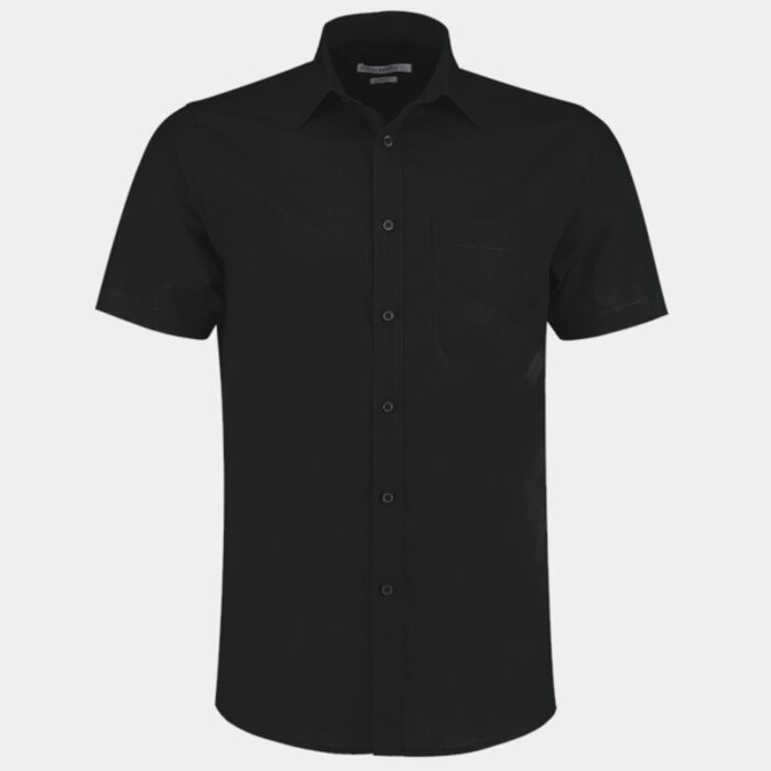 Kustom Kit Short Sleeve Tailored Poplin Shirt Thumbnail