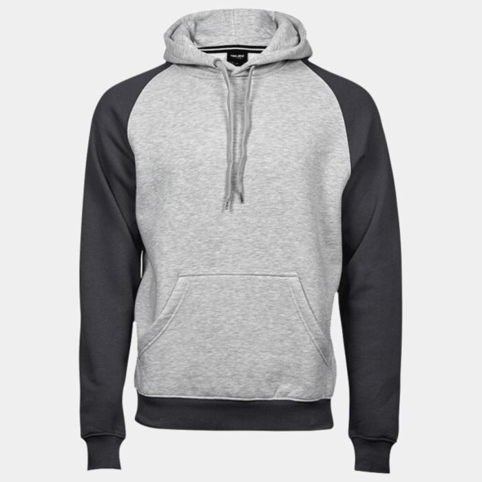 Tee Jays Two Tone Raglan Hooded Sweatshirt Thumbnail