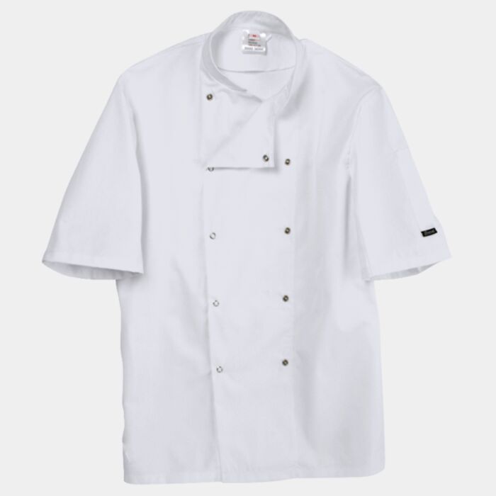 Dennys Short Sleeve Press Stud Chef's Jacket Thumbnail