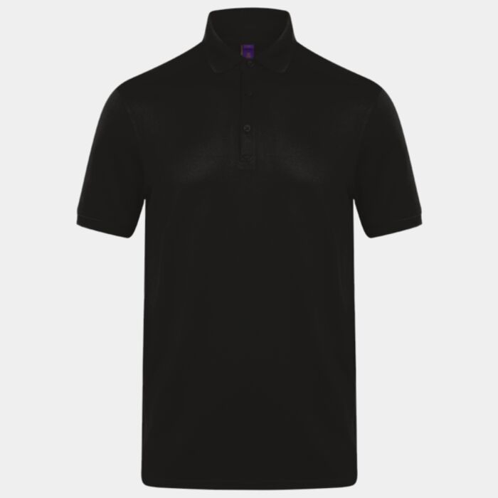 Henbury Slim Fit Stretch Microfine Piqué Polo Shirt Thumbnail
