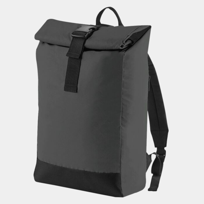 BagBase Reflective Roll-Top Backpack Thumbnail