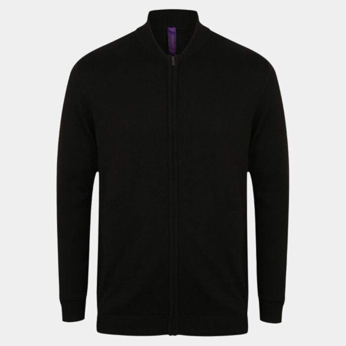 Henbury Unisex Zip Through Cardigan Thumbnail