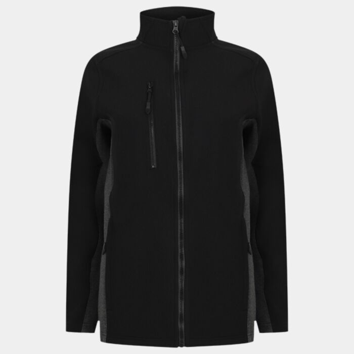 Henbury Unisex Contrast Soft Shell Jacket Thumbnail