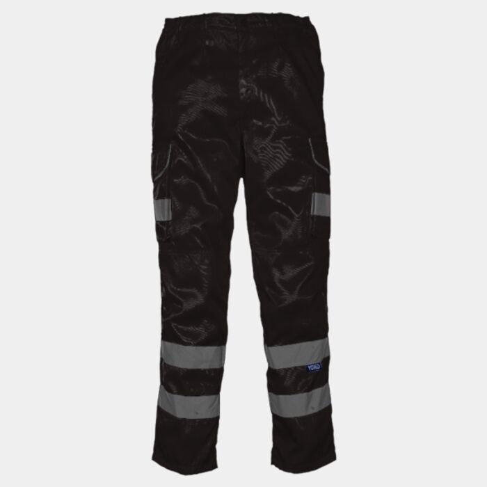 Yoko Hi-Vis Cargo Trousers with Knee Pad Pockets Thumbnail