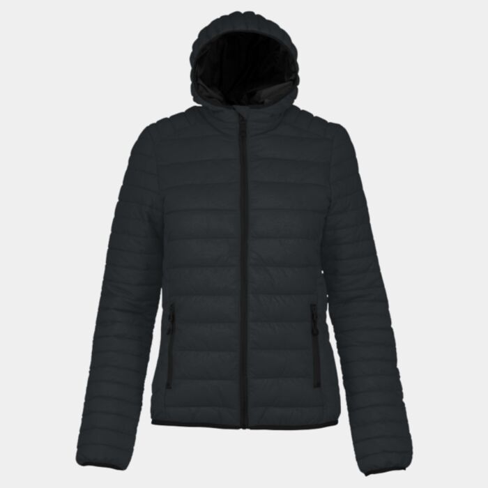 Kariban Ladies Lightweight Hooded Padded Jacket Thumbnail