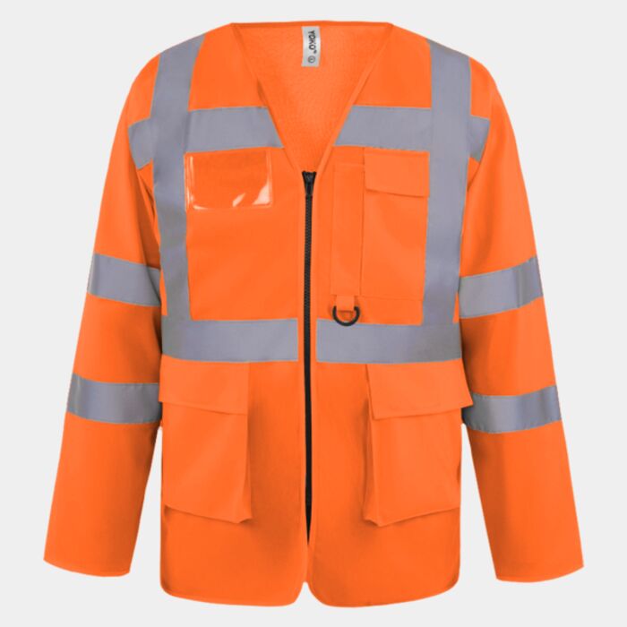 Yoko Hi-Vis Executive Long Sleeve Waistcoat Thumbnail