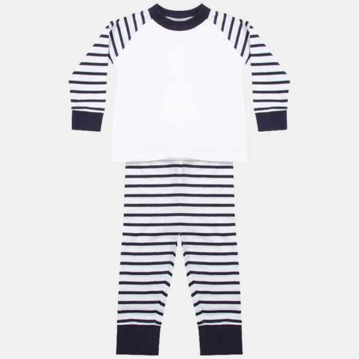 Larkwood Baby/Toddler Striped Pyjamas Thumbnail