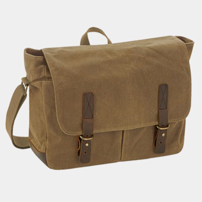 Quadra Heritage Waxed Canvas Messenger Thumbnail