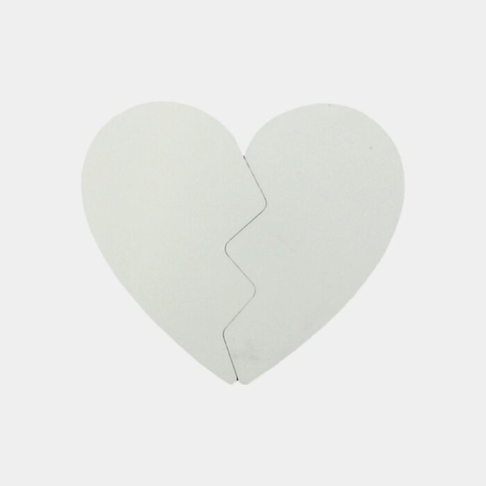 Two Piece Heart Shaped Photo Magnet Set Thumbnail